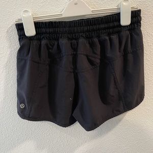 Black lulu lemon shorts